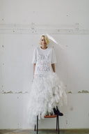 Camiseta Bordada Stay Alive Off White