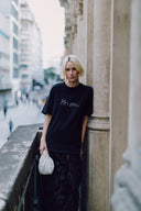Camiseta Bordada Bisou Preto