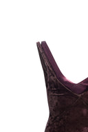 Vestido Margot Velvet Marrom