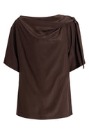 T-shirt Rode Marrom