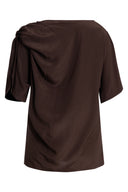 T-shirt Rode Marrom