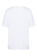 Camiseta Bordada Stay Alive Off White