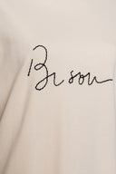 T-shirt Bordada Bisou Off White