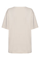 T-shirt Bordada Bisou Aveia
