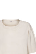 Camiseta Bordada Inner Glow Aveia