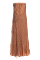 Vestido Acrete Ocre