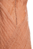 Vestido Acrete Ocre