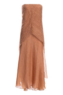 Vestido Acrete Ocre