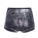 Hot Pant Tule s/ Aplique Foil Off White/Dourado